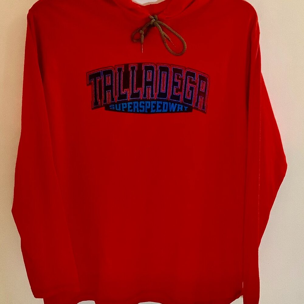 NASCAR   Red Talladega Hoodie NWT 100% Cotton